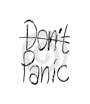 Do not Panic Typo Letters photo